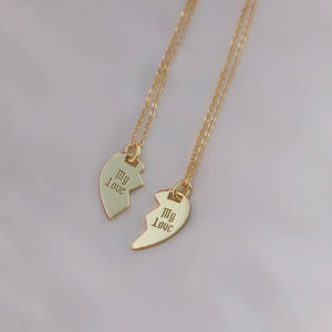 My Love 2-Piece Necklace - Gold