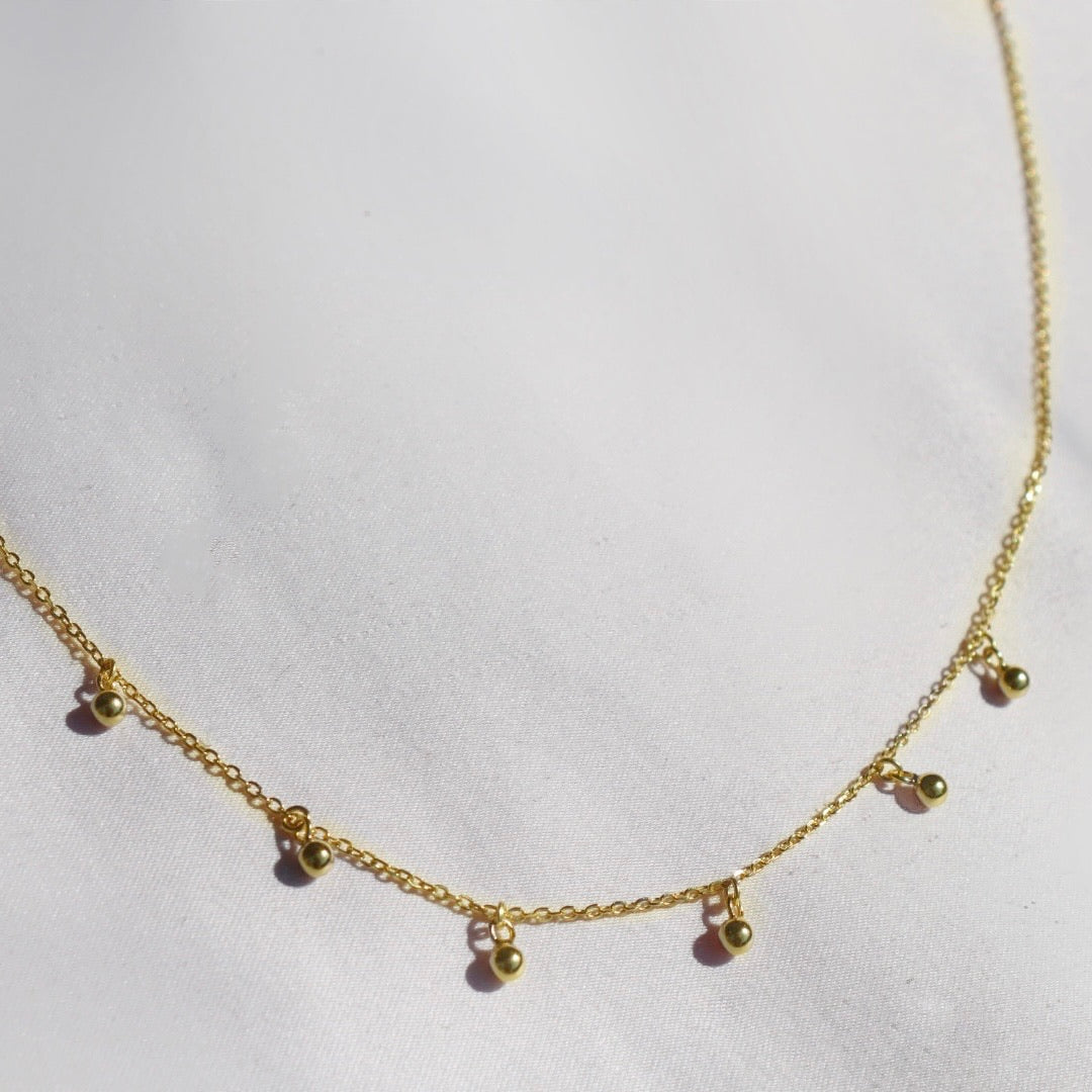 Shaker Ball Necklace - Gold