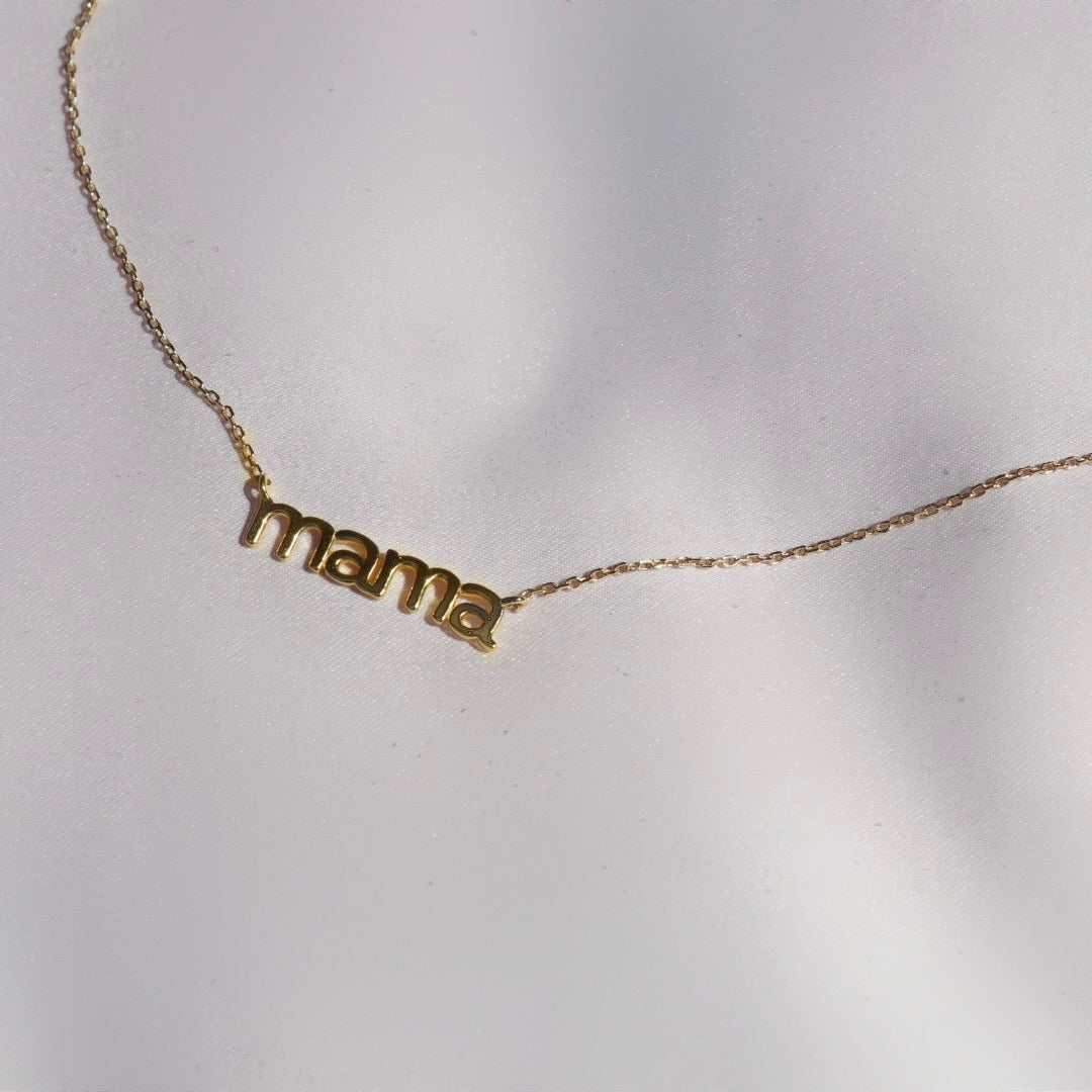 Mama Necklace - Gold