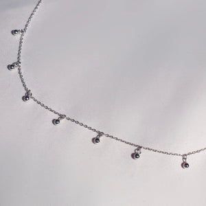 Shaker Ball Necklace - Silver